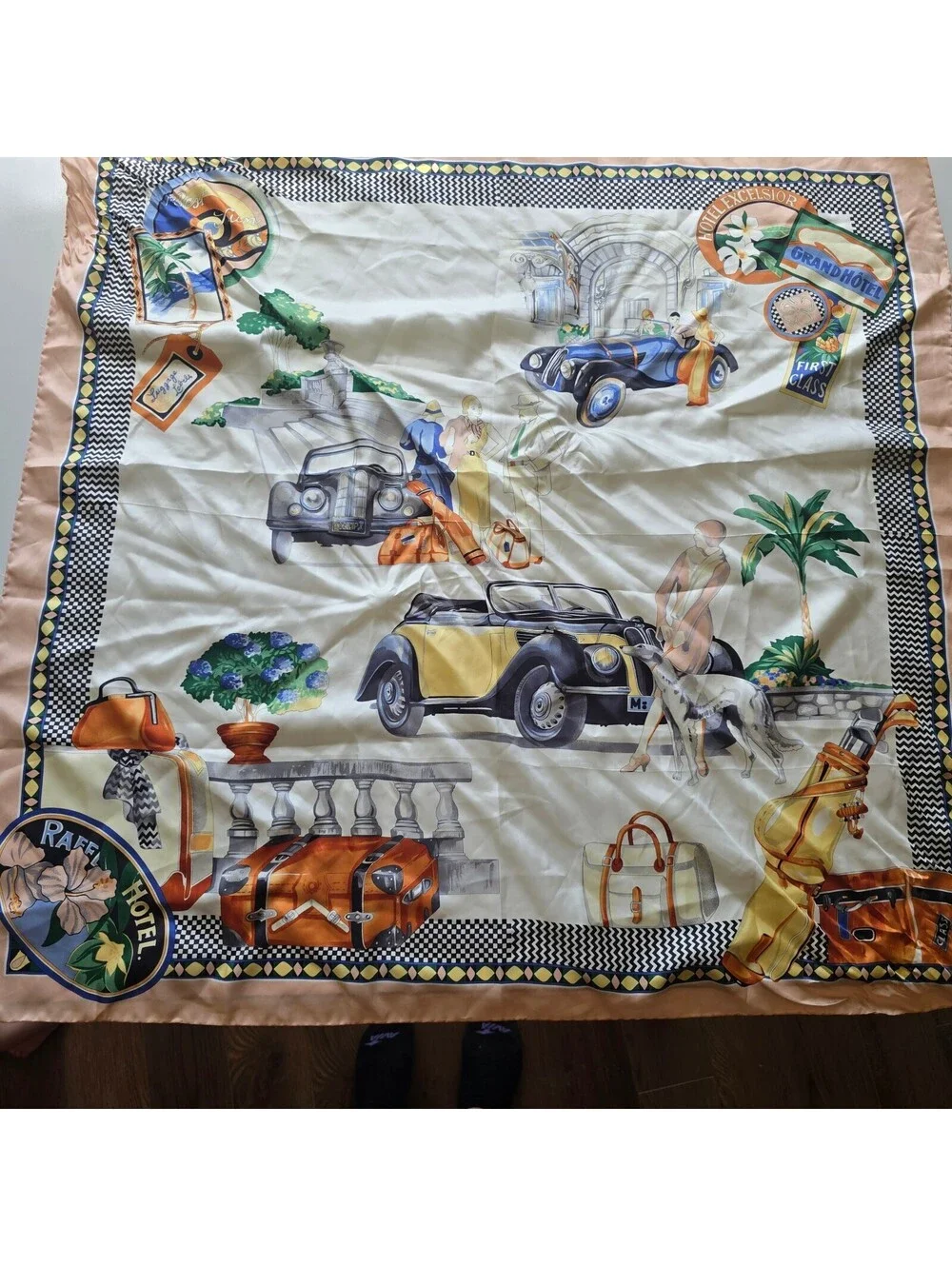 Vintage Italian Silk Scarf 34